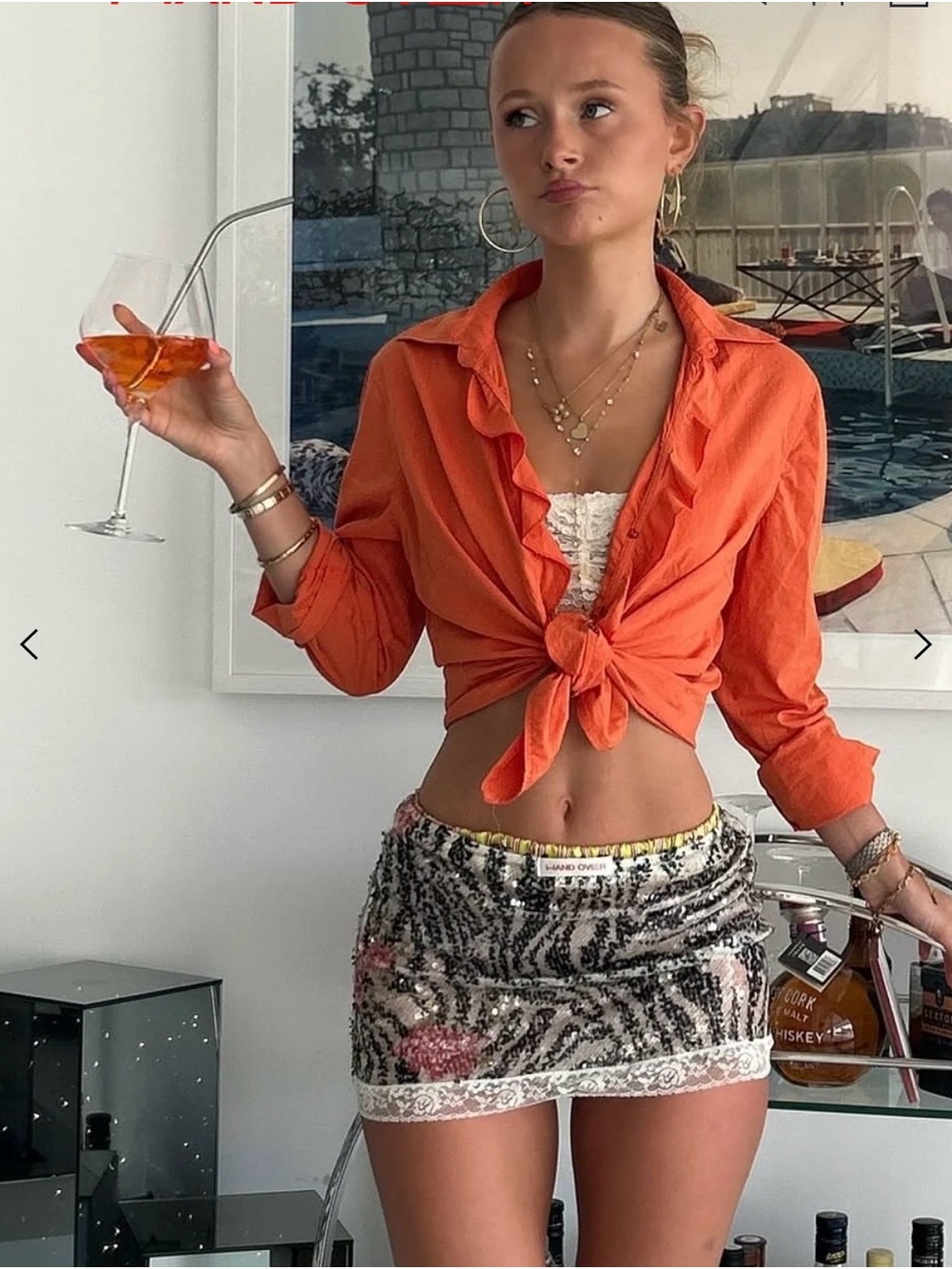 Hand Over Ralph Skirt - Picture 3 of 4